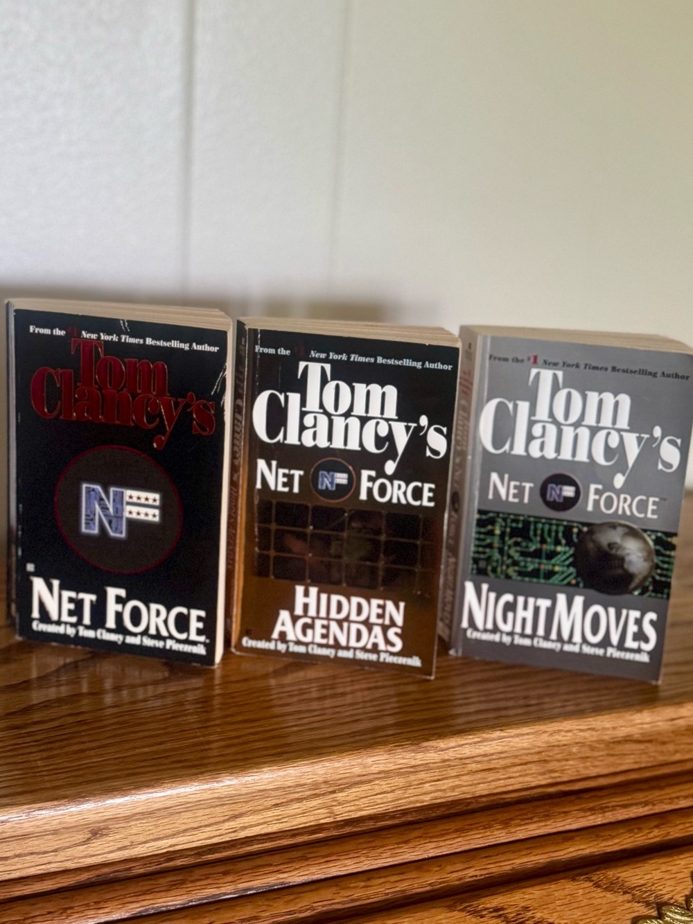 Tom Clancy's Net Force Starter Bundle 1-3, Techno Thriller Paperbacks